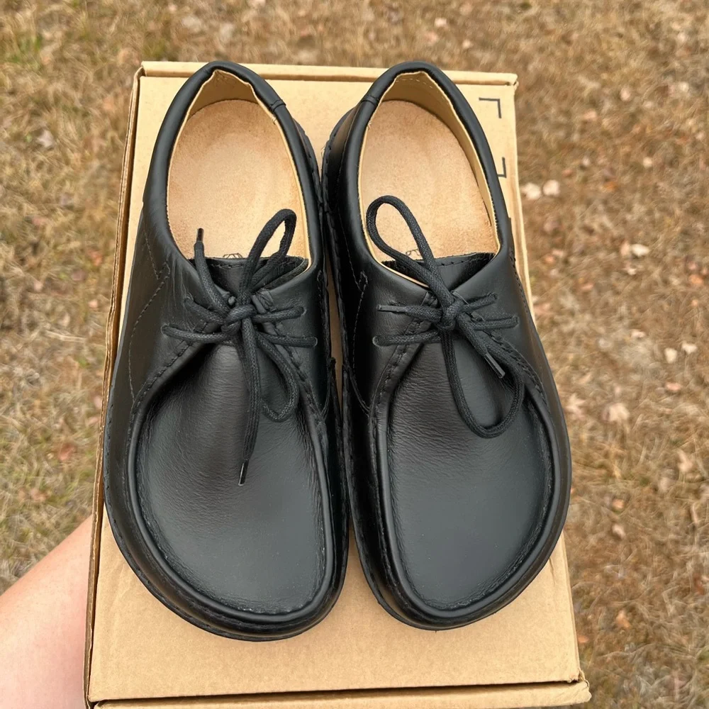 NWOT Birkenstock Black Pasadena Swartz Leather Shoes EU Size 37/US Size 4.5